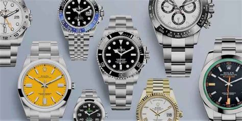 rolex watch range